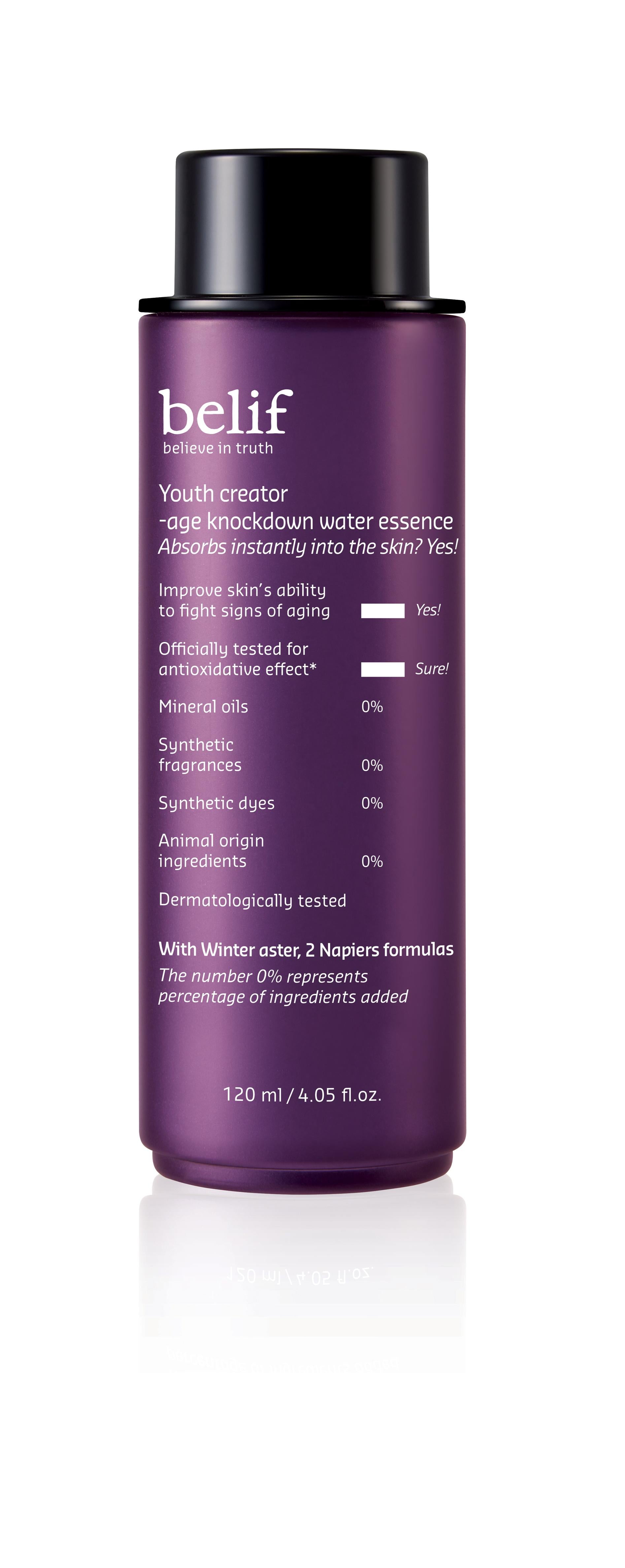 Belif Youth creator age knockdown water essence 120 ml
