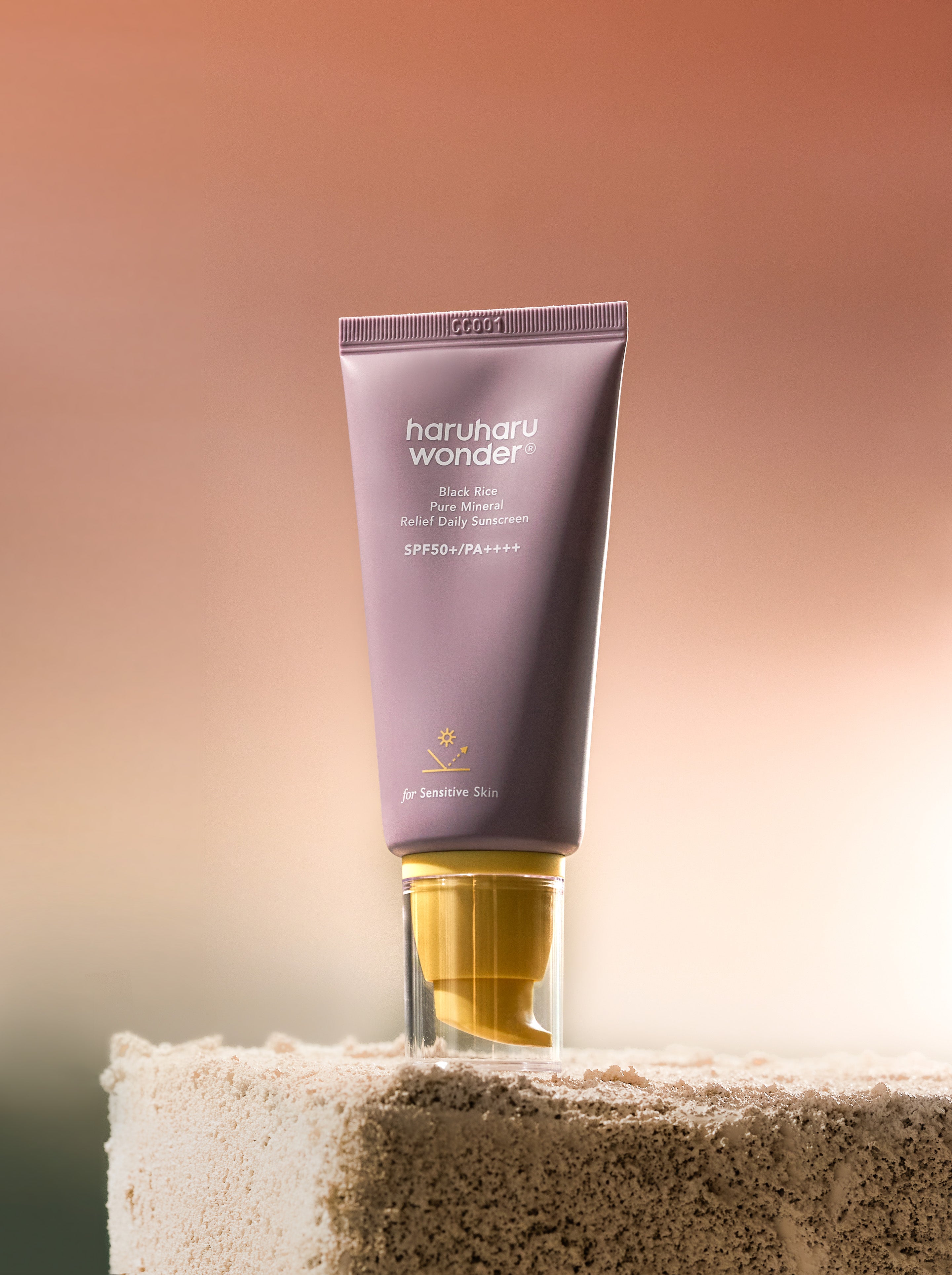 Haruharu Wonder Black Rice Pure Mineral Relief Daily Sunscreen Unscented 50ml