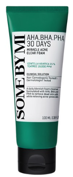 Some By MI AHA-BHA-PHA 30DAYS MIRACLE ACNE CLEAR FOAM 100ml