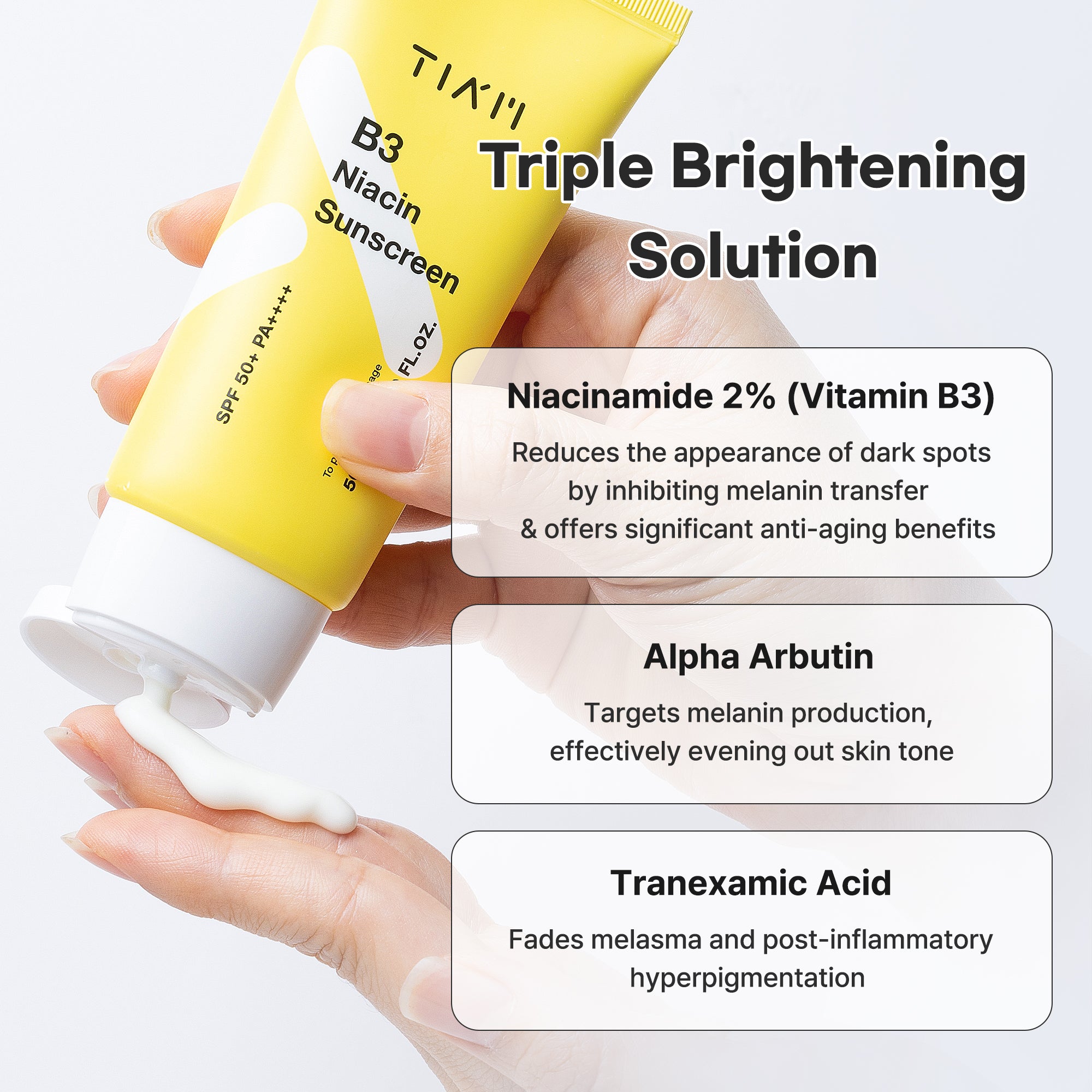 TIAM B3 Niacin Sunscreen 50ml