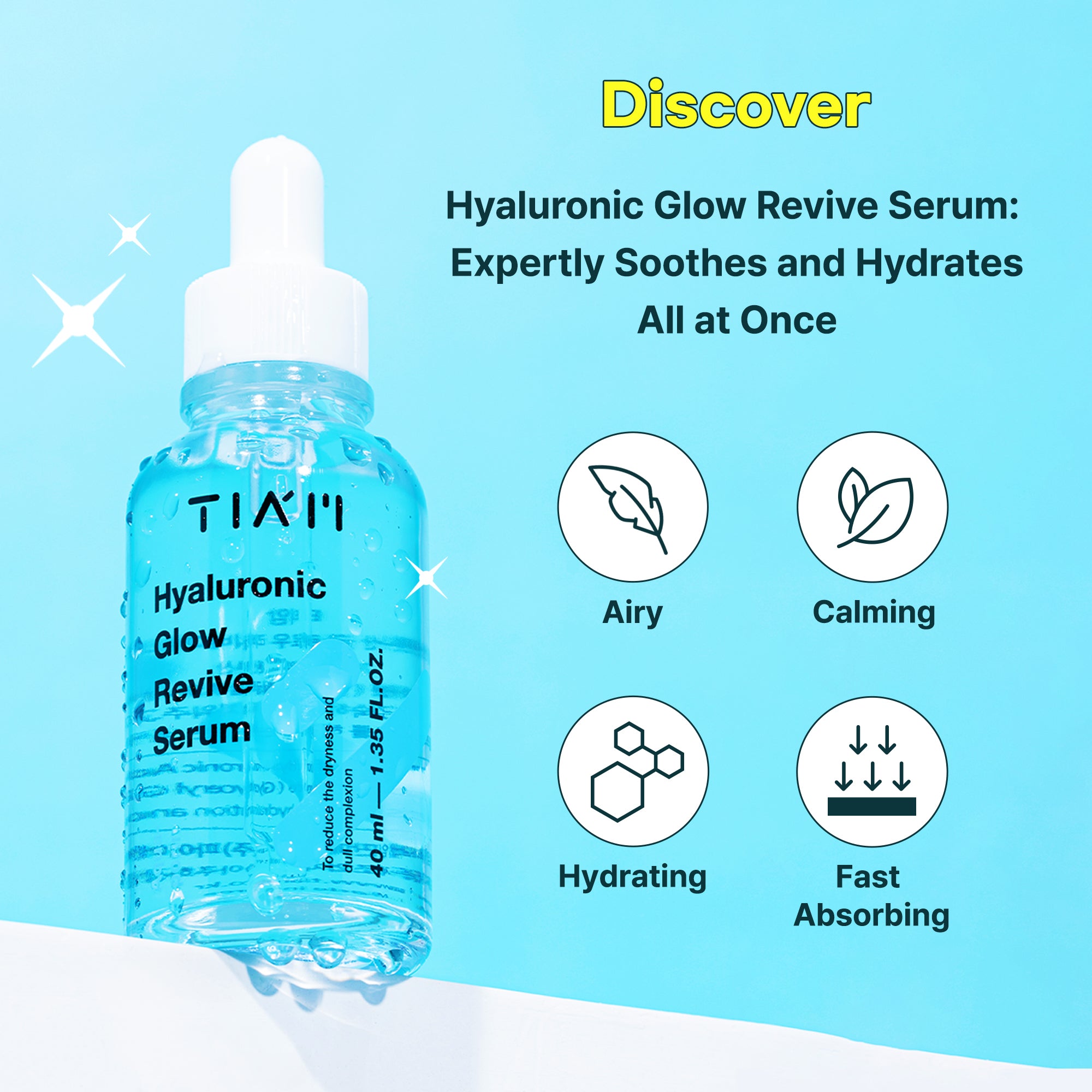 TIAM Hyaluronic Glow Revive Serum 40ml