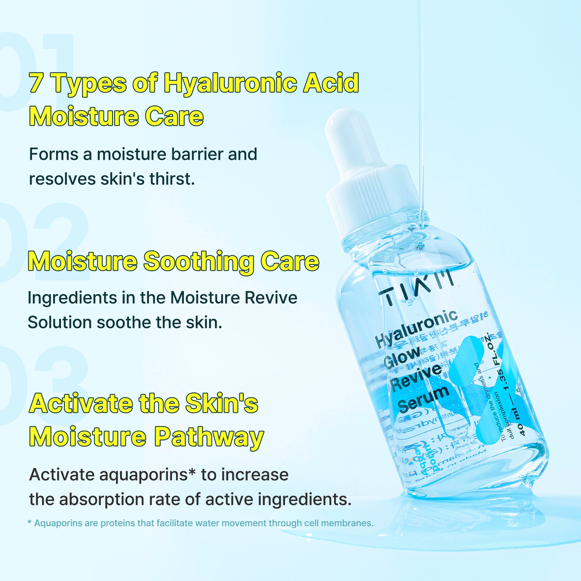 TIAM Hyaluronic Glow Revive Serum 40ml