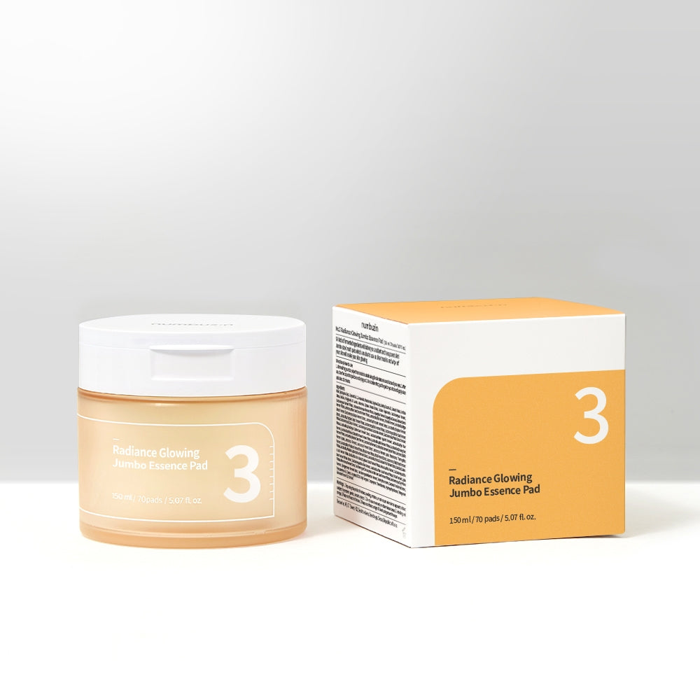 Numbuzin No.3 Radiance Glowing Jumbo Essence Pad 150ml