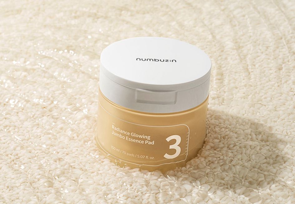 Numbuzin No.3 Radiance Glowing Jumbo Essence Pad 150ml
