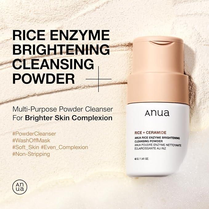 Anua  RICE ENZYME BRIGHTENING CLEANSING POWDER