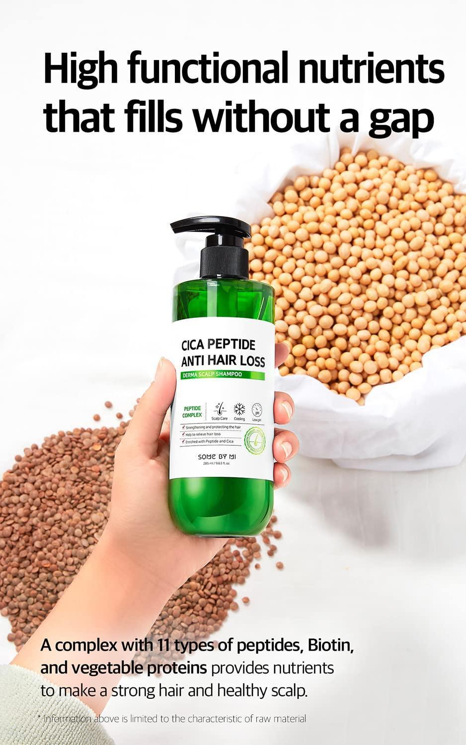 Some By MI Cica Peptide Anti Hair Loss Derma Scalp Shampoo 285ml