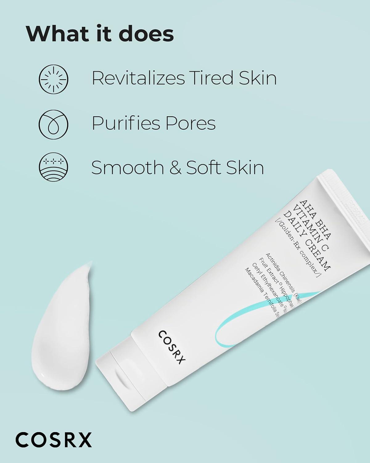 COSRX Refresh AHA BHA Vitamin C Daily Cream 50ml