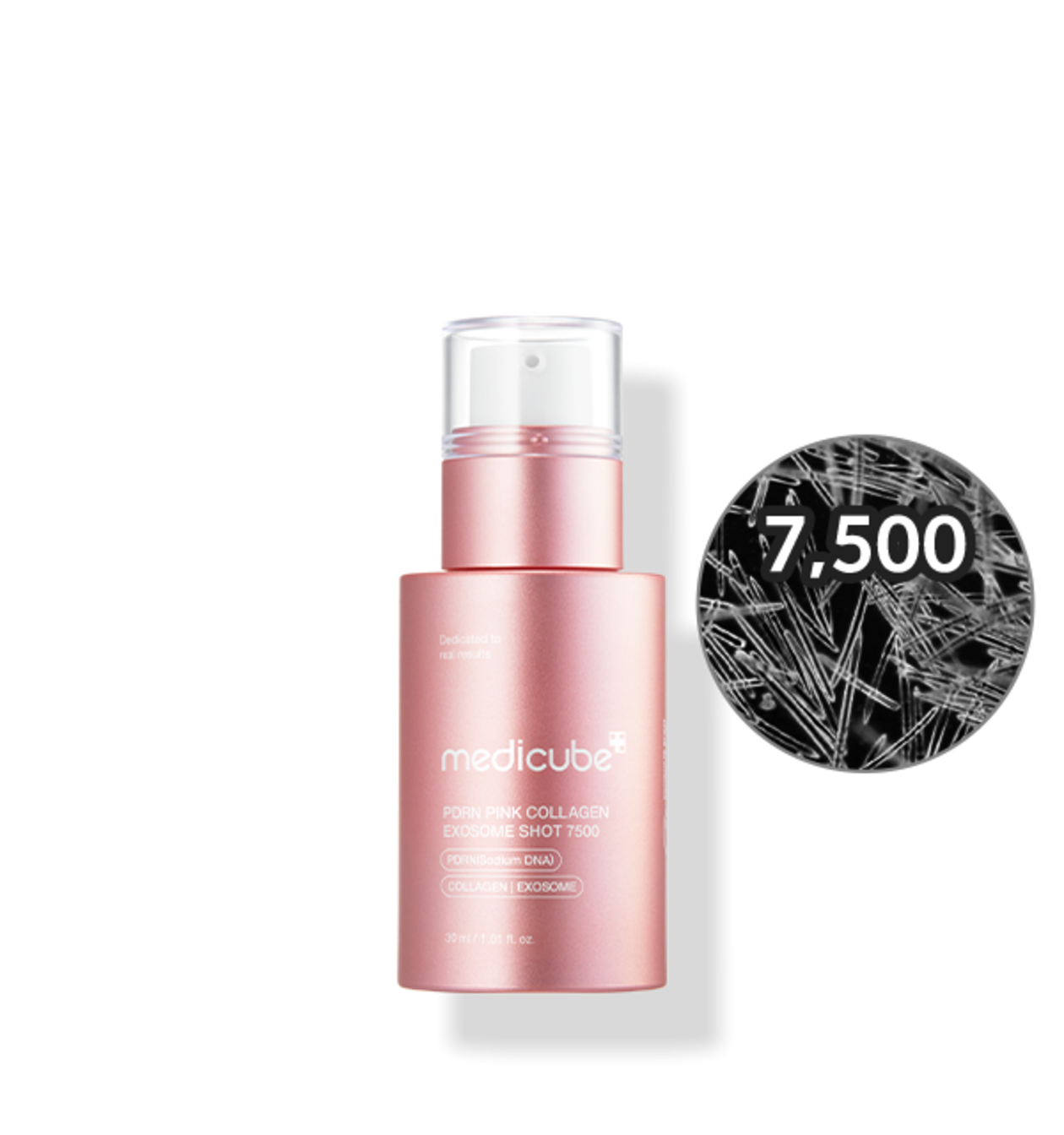 Medicube PDRN Pink Collagen Exosome Shot Ampoule 7500 30ml