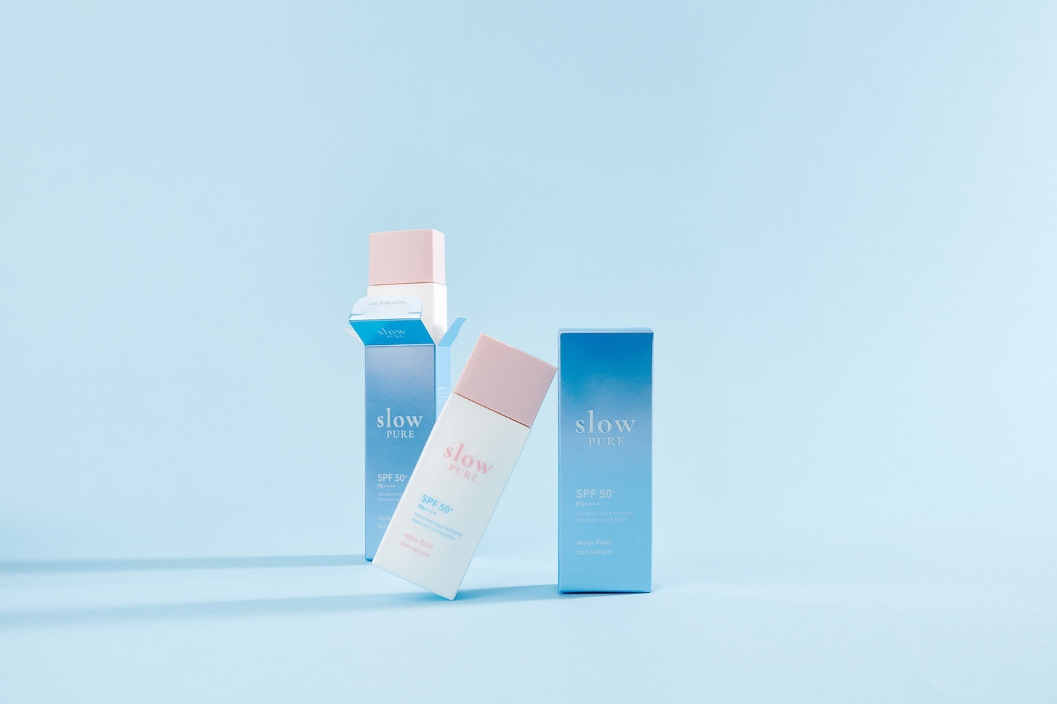 slowpure aqua fluid sun serum 50ml
