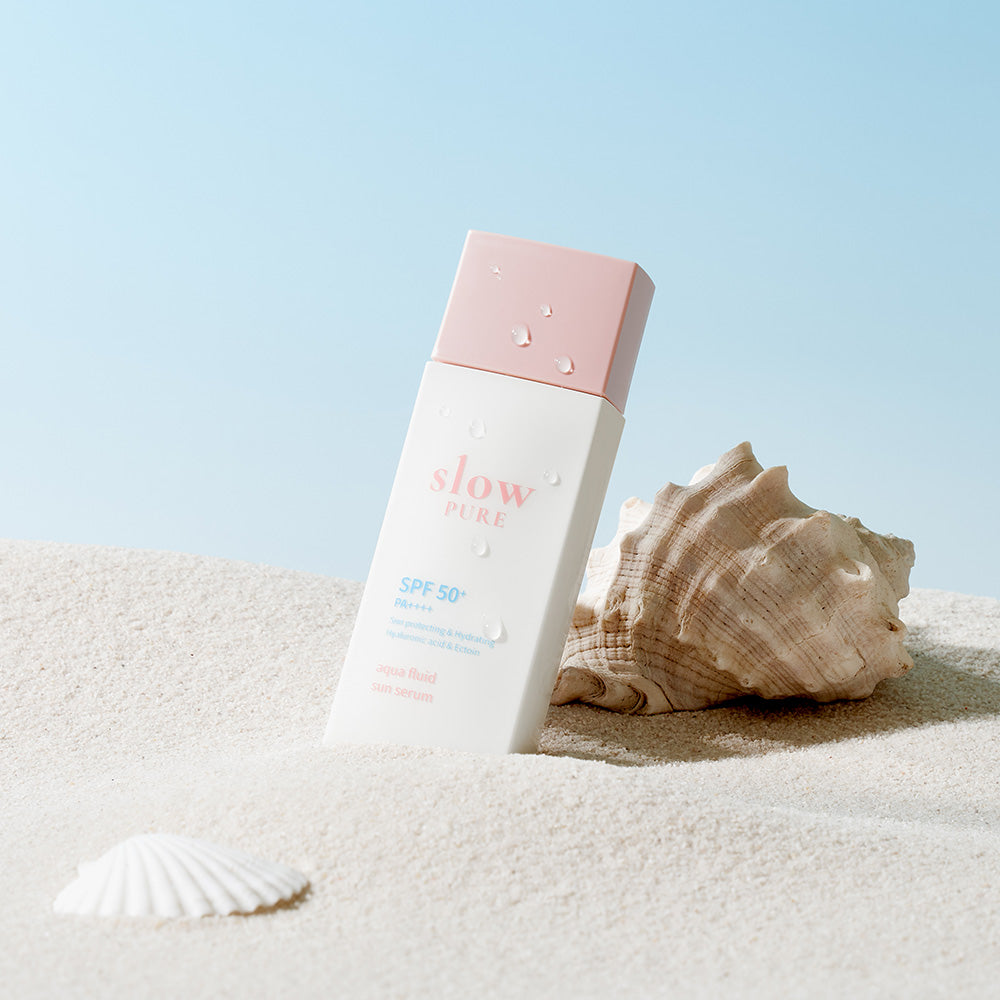 slowpure aqua fluid sun serum 50ml