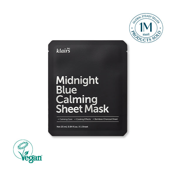 Dear Klairs Midnight Blue Calming Sheet Mask