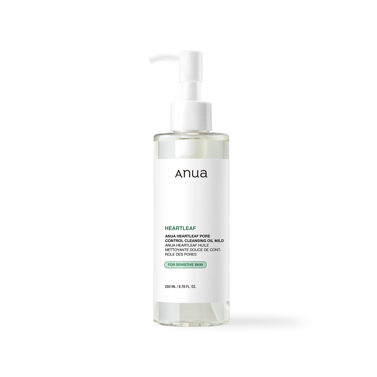 Anua Heartleaf Pore Control Cleansing Oil Mild 200ml - side view