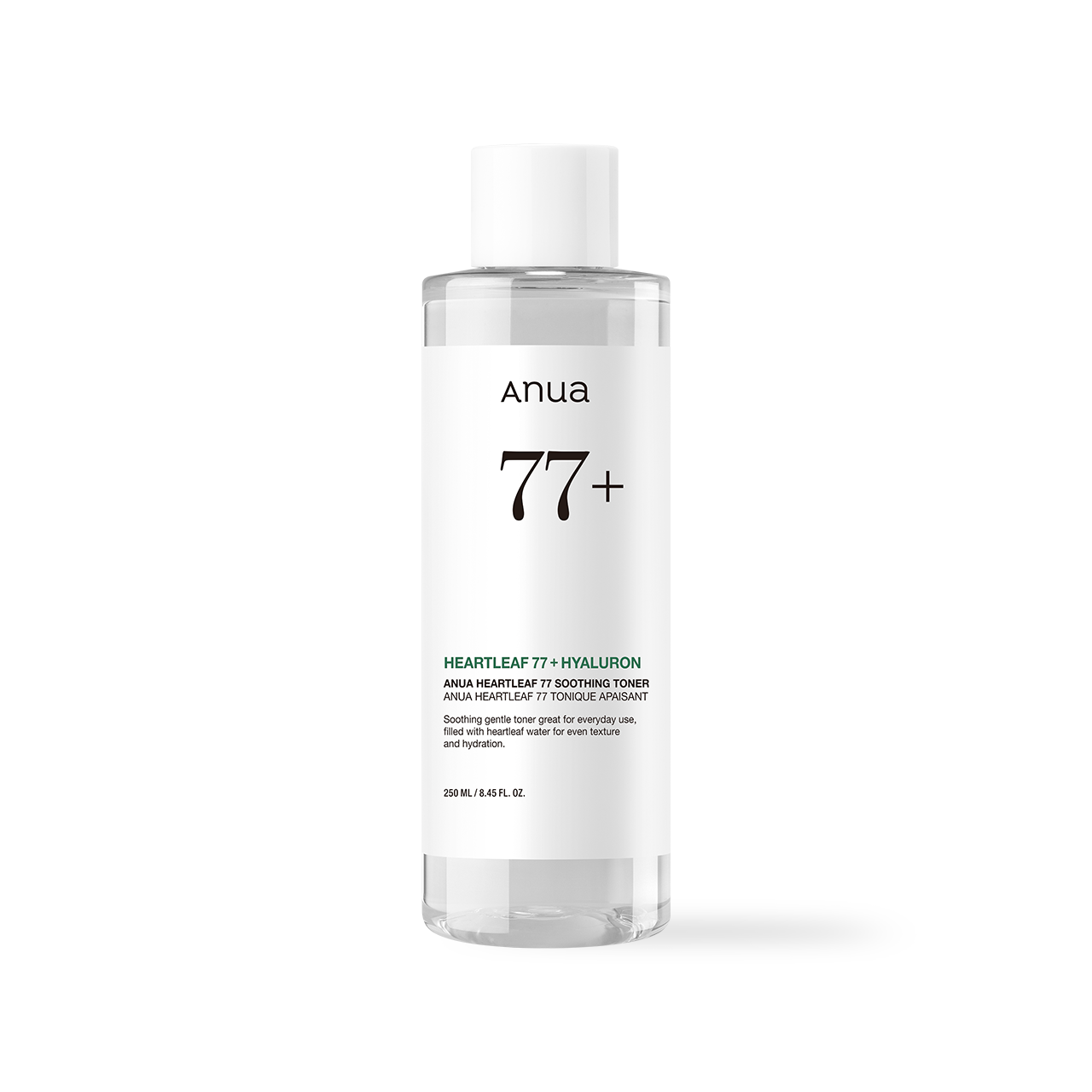 Anua Heartleaf 77% Soothing Toner 250ml - side view