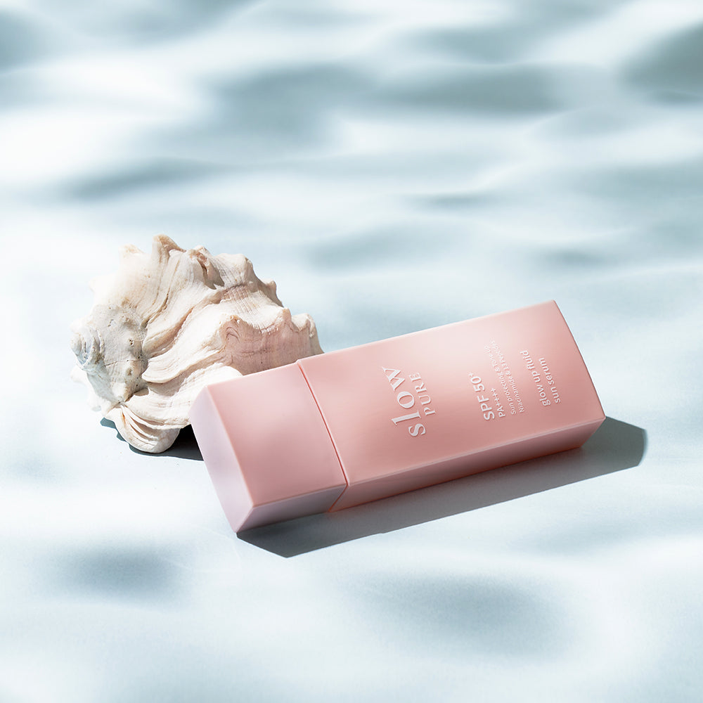slowpure glow up fluid sun serum 50ml