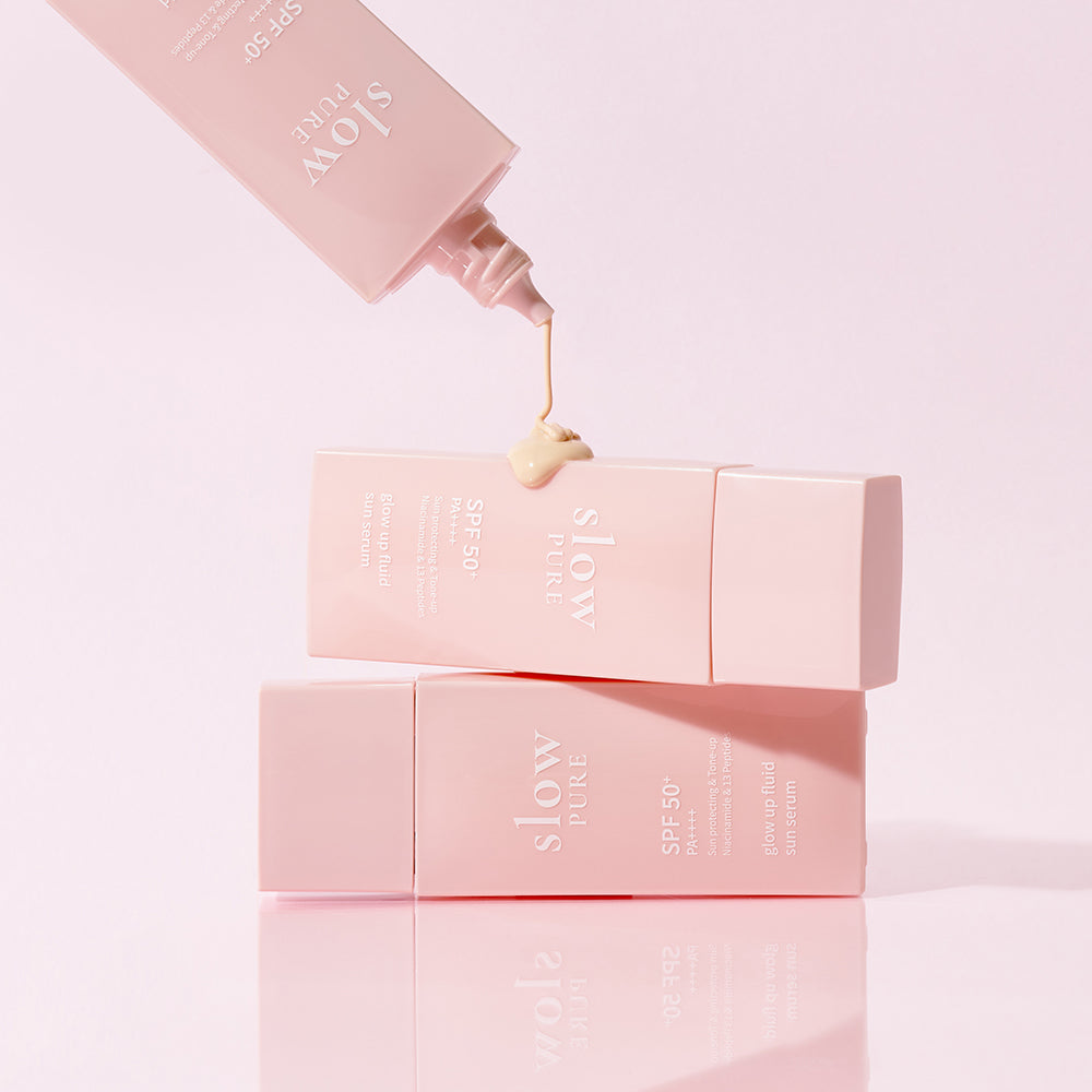 slowpure glow up fluid sun serum 50ml