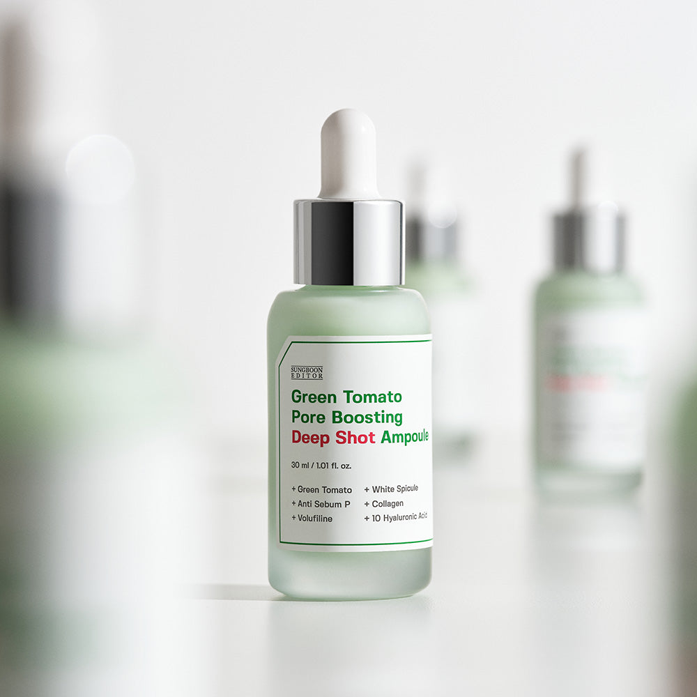 SUNGBOON EDITOR Green Tomato Pore Boosting Deep Shot Ampoule 30ml