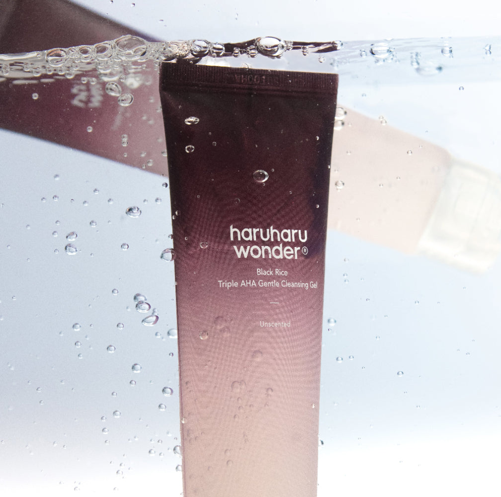 Haruharu Wonder Black Rice Triple AHA Gentle Cleansing Gel Unscented 100ml