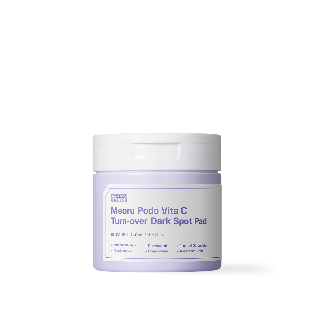 SUNGBOON EDITOR Meoru Podo Vita C Turn-over Dark Spot Pad 140ml