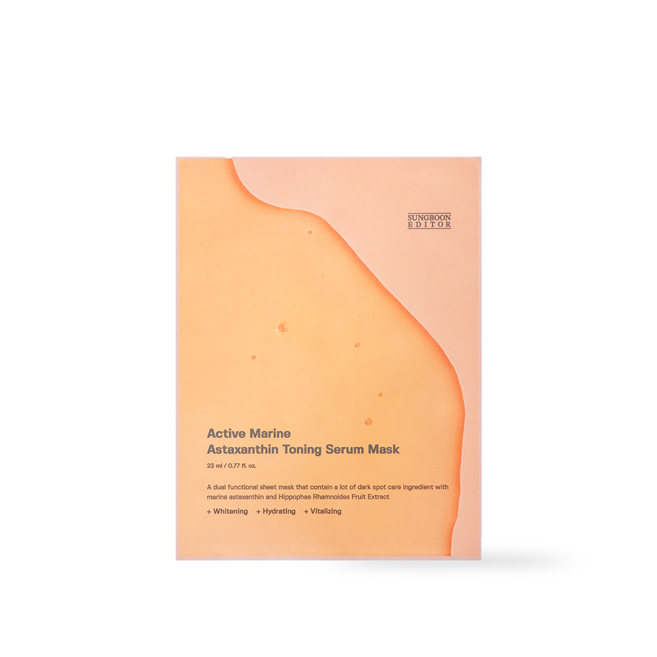 SUNGBOON EDITOR Active Marine Astaxanthin Mask