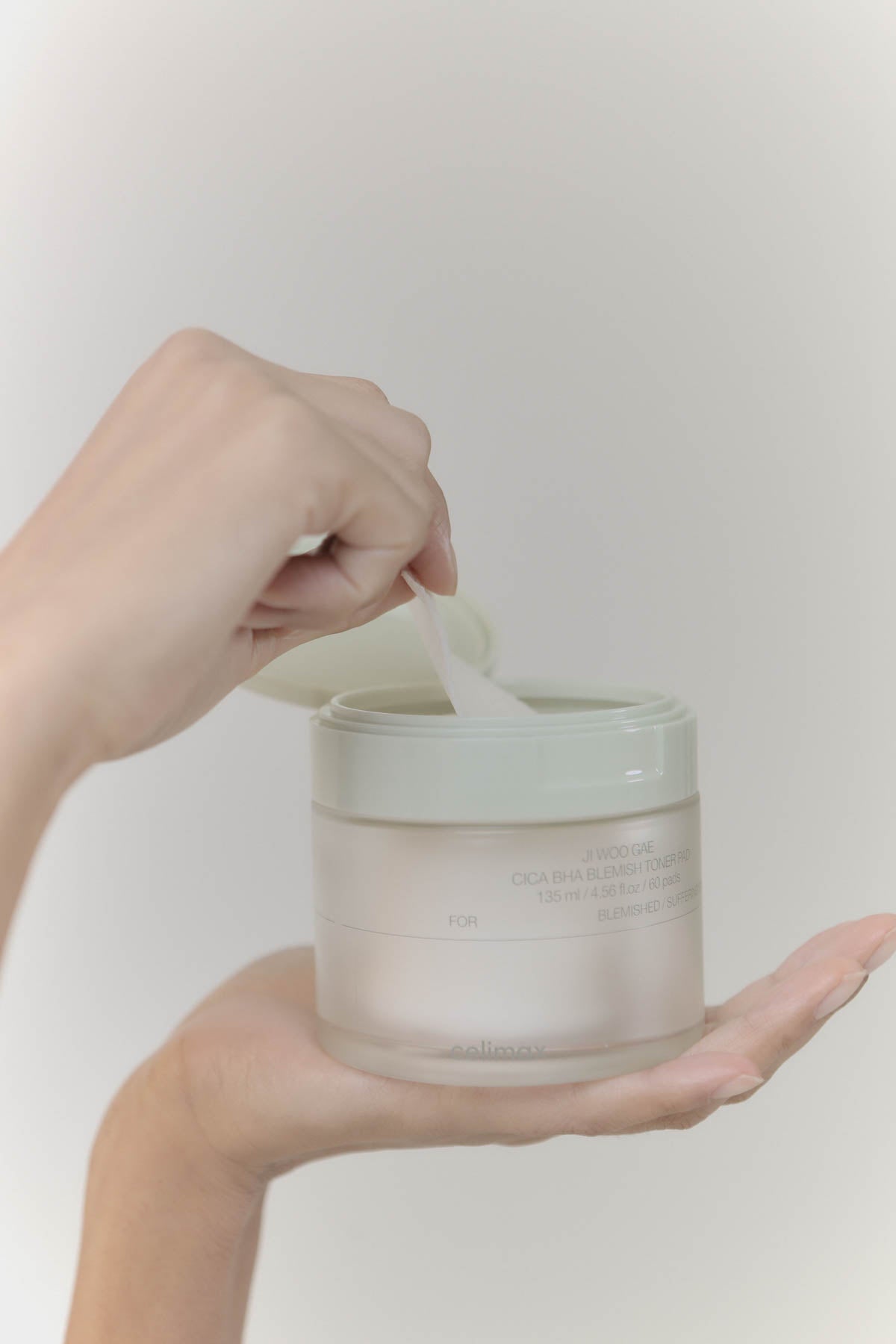 celimax Ji Woo Gae Cica BHA Blemish Toner Pad