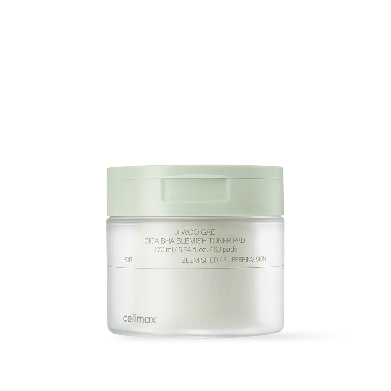 celimax Ji Woo Gae Cica BHA Blemish Toner Pad