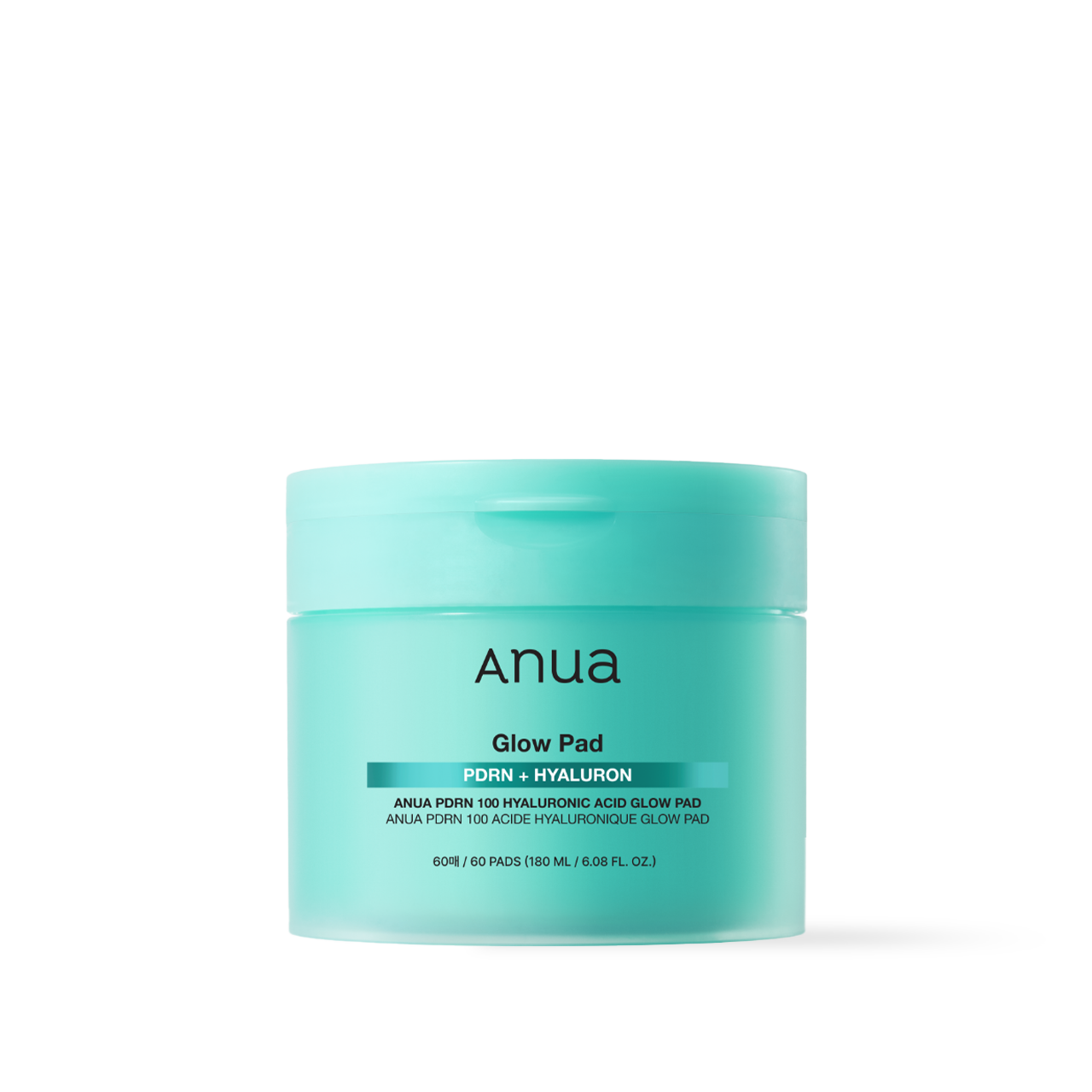 Anua PDRN 100 Hyaluronic Acid Glow Pad 60ea - front