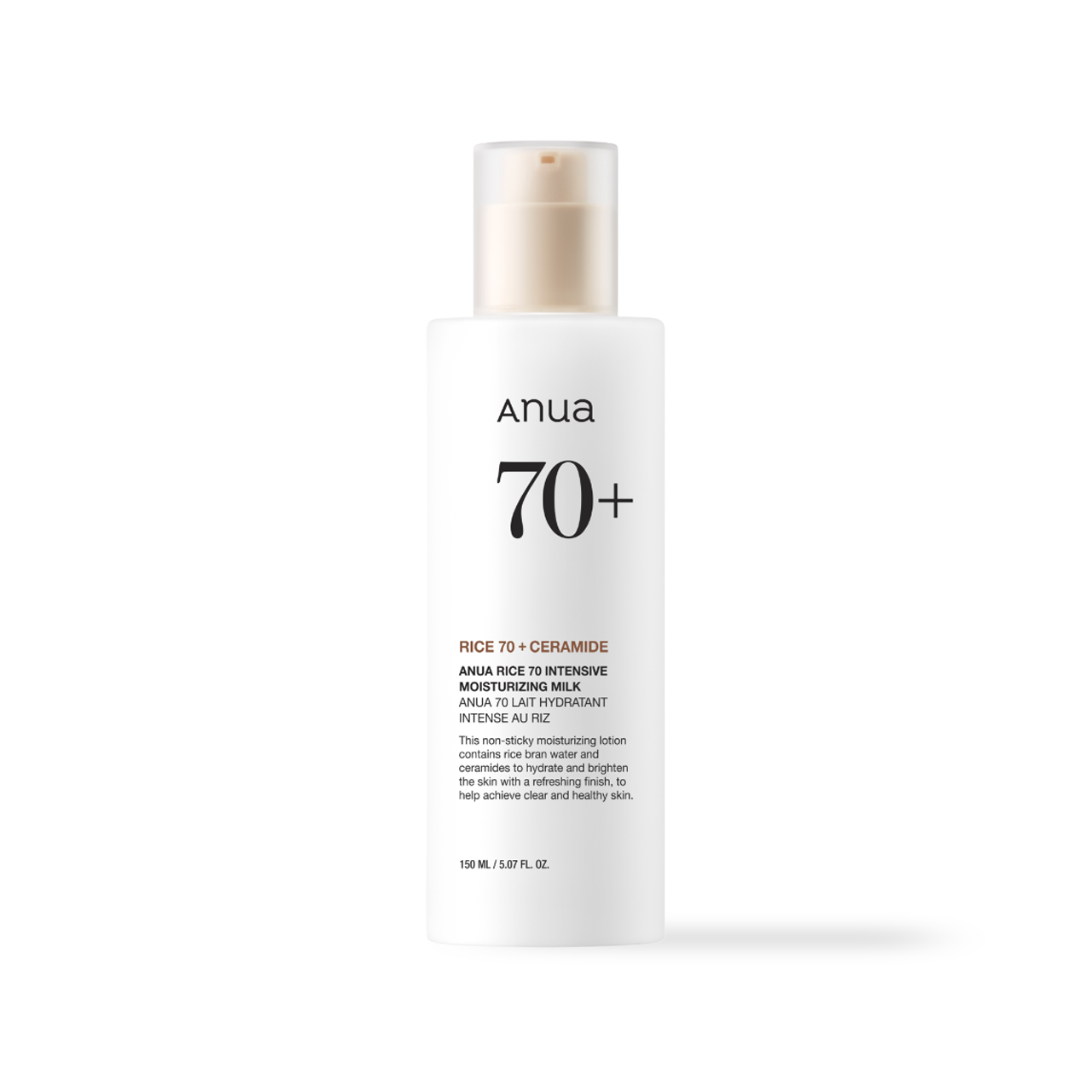 Anua Rice 70 Intensive Moisturizing Milk 150ml - front