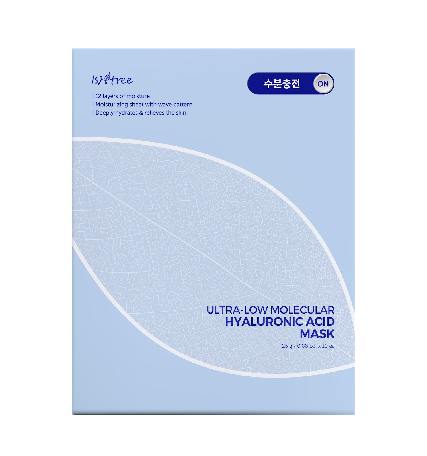 Isntree Ultra-Low Molecular Hyaluronic Acid Mask 10ea
