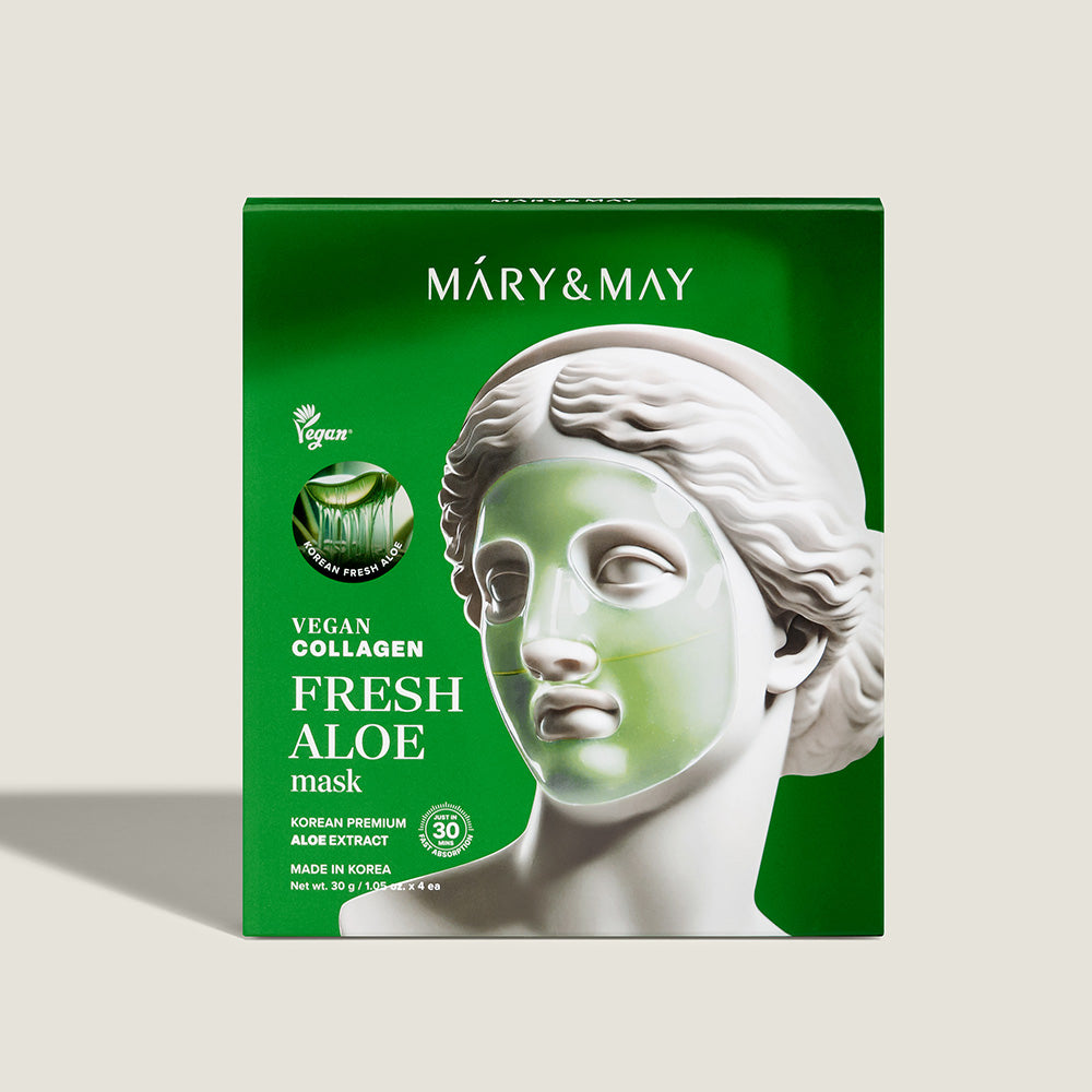 Mary&May Vegan Collagen Fresh Aloe Mask