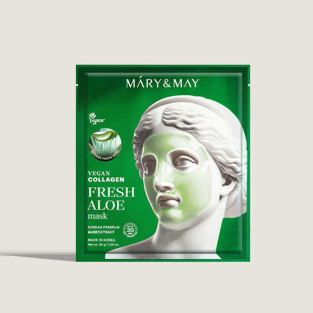 Mary&May Vegan Collagen Fresh Aloe Mask
