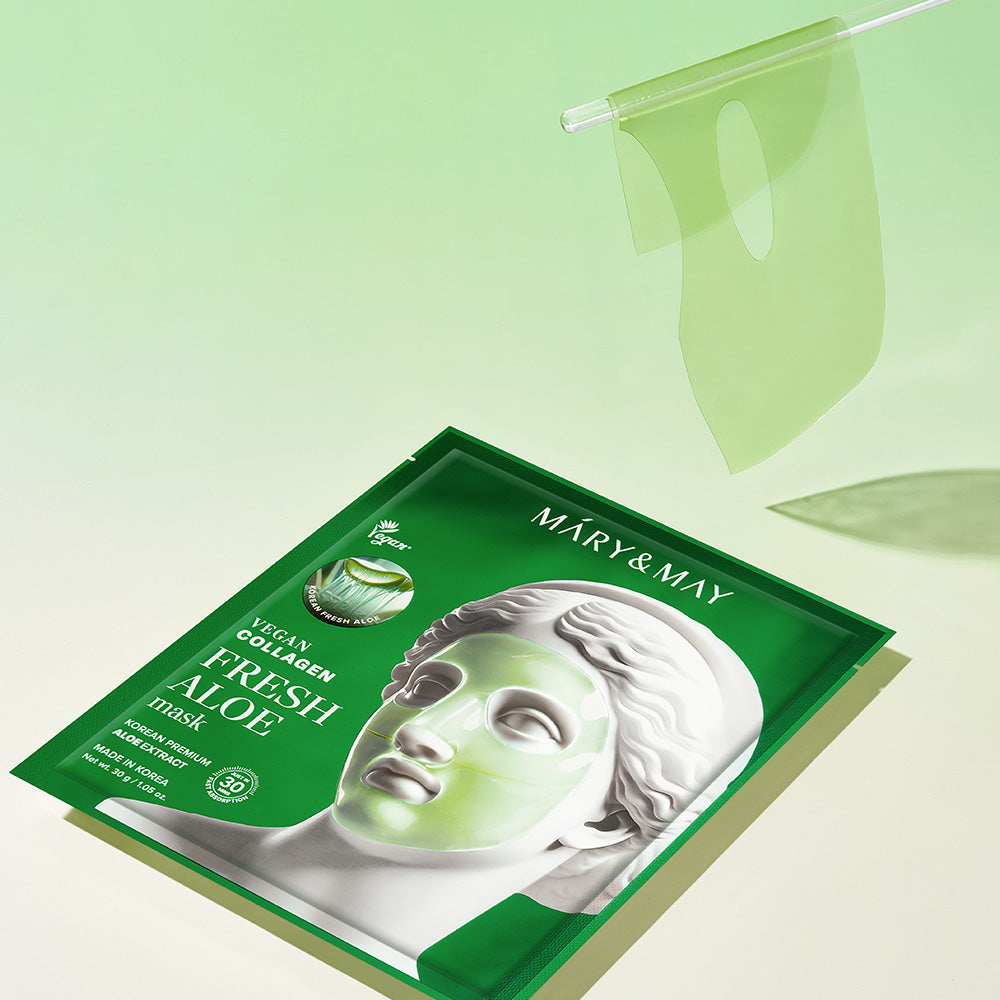Mary&May Vegan Collagen Fresh Aloe Mask
