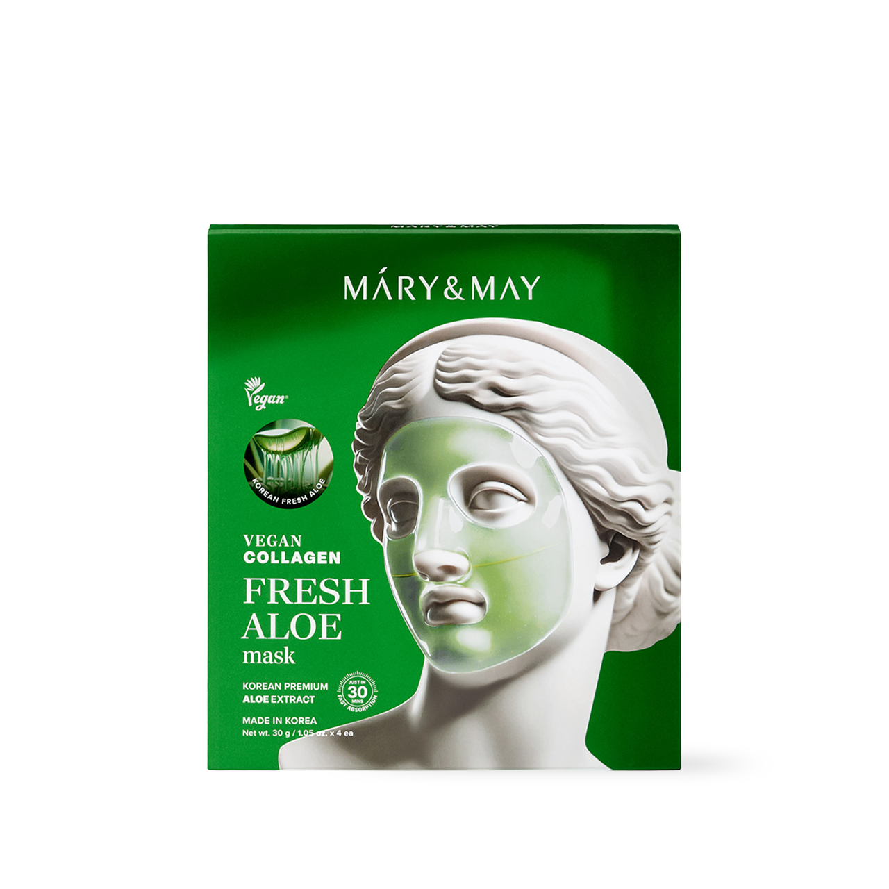 Mary&May Vegan Collagen Fresh Aloe Mask