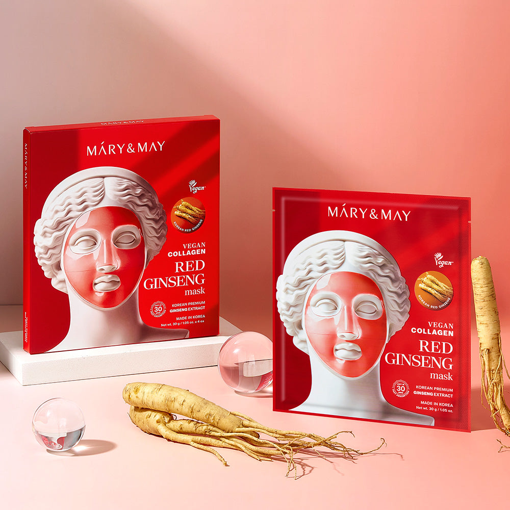Mary&May Vegan Collagen Red Ginseng Mask
