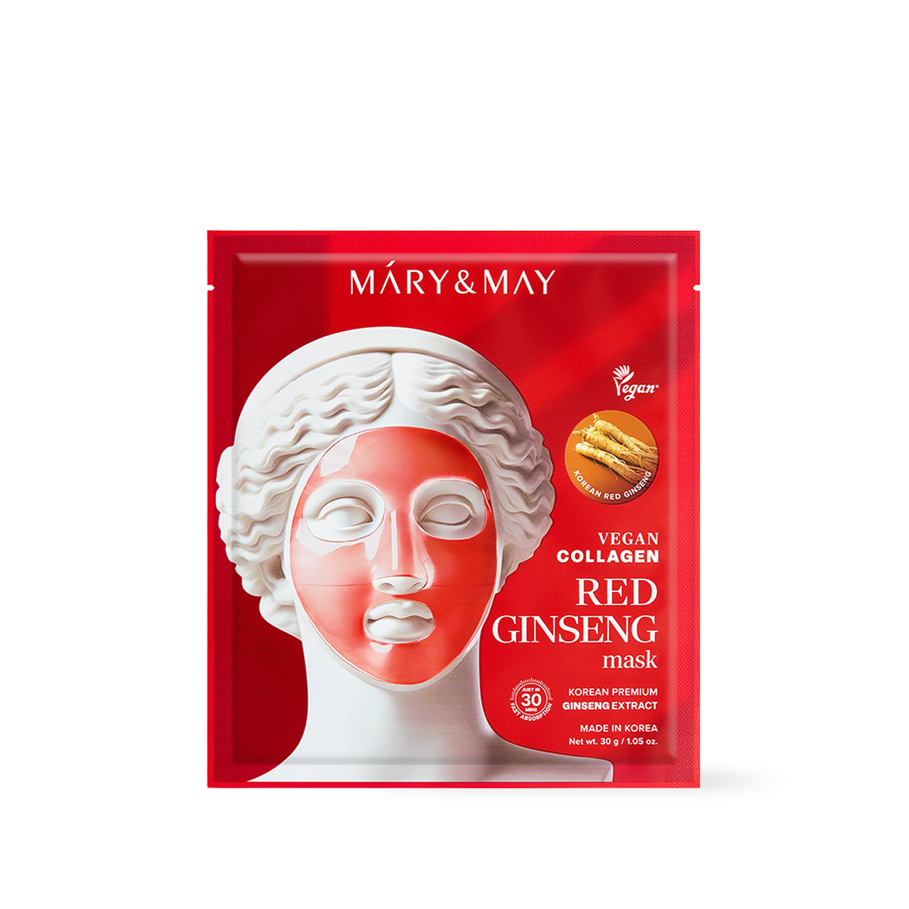 Mary&May Vegan Collagen Red Ginseng Mask