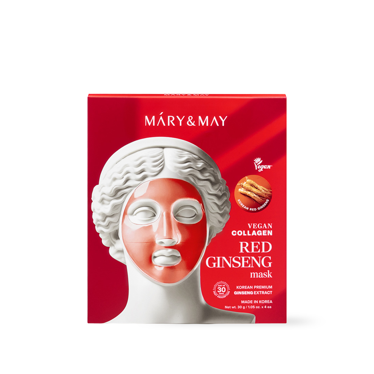 Mary&May Vegan Collagen Red Ginseng Mask
