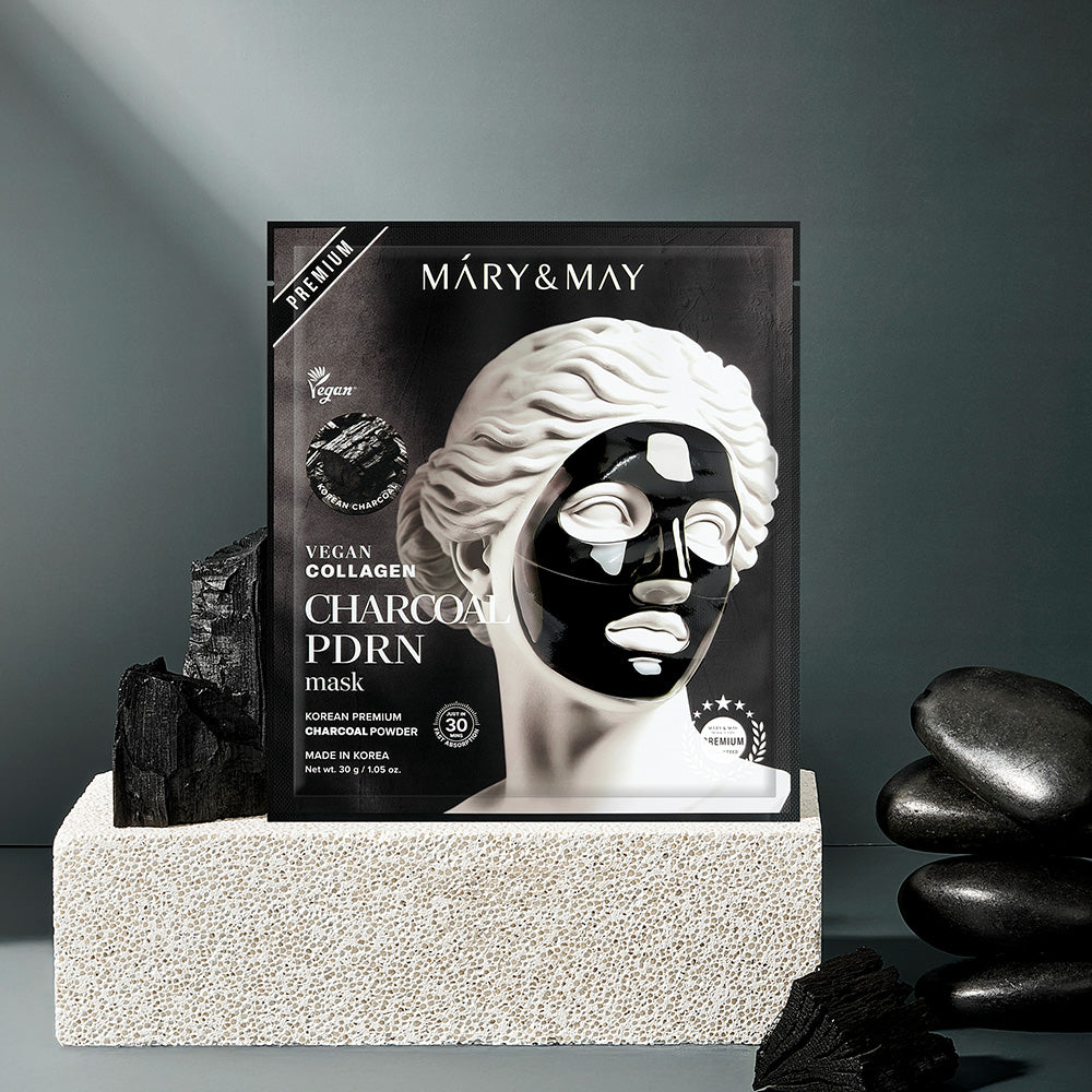 Mary&May Vegan Collagen Charcoal PDRN Mask