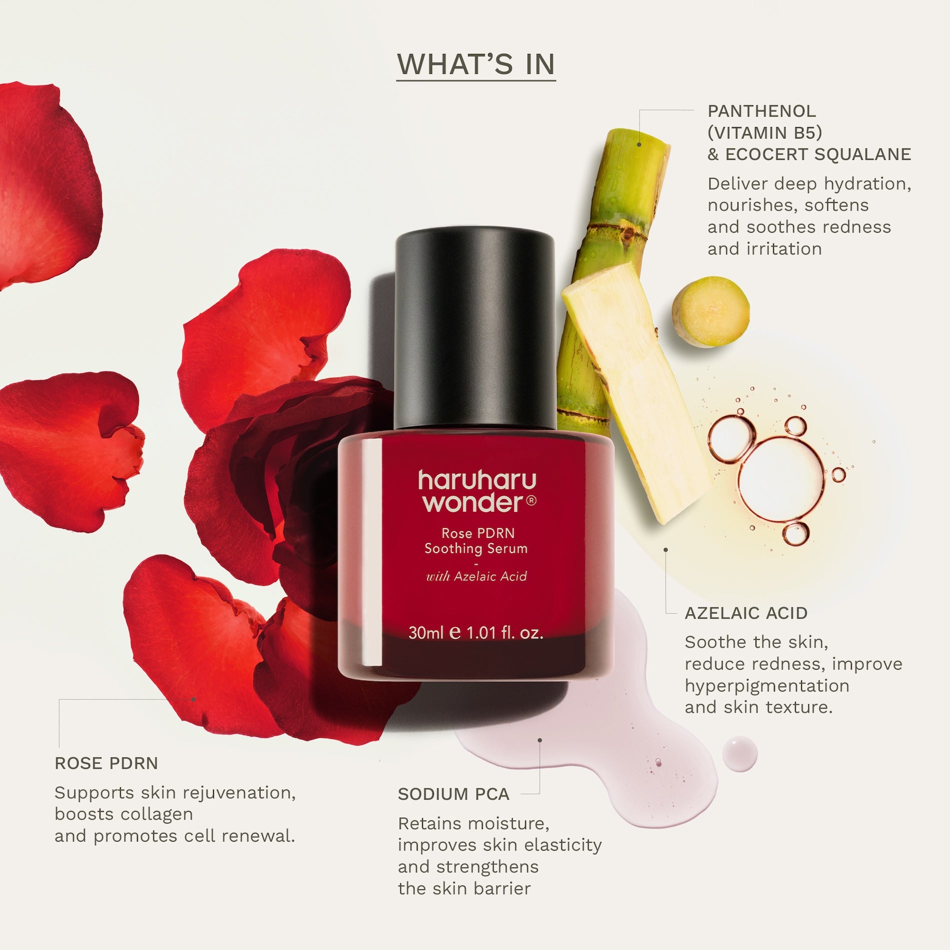 Haruharu Wonder Rose PDRN Soothing Serum 30ml