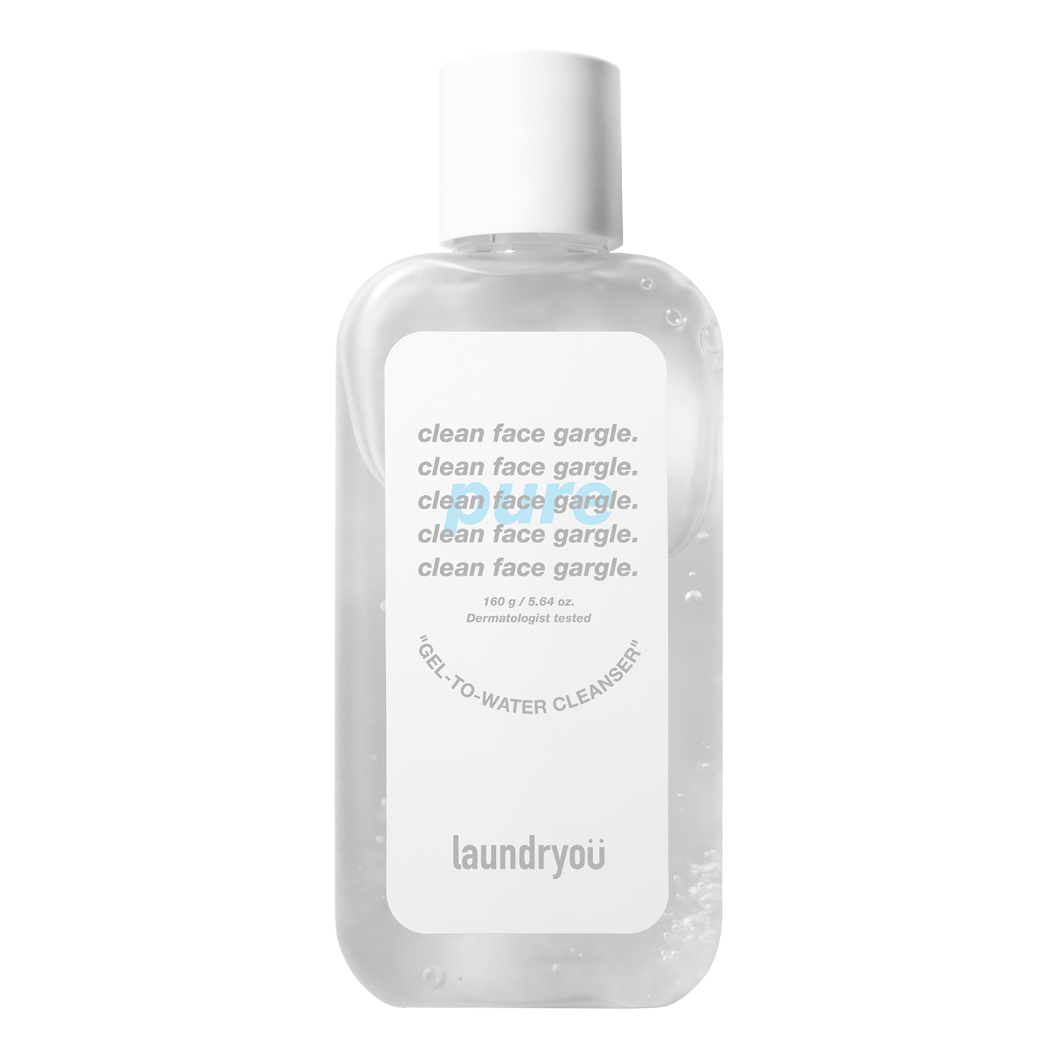 Laundryou Clean Face Gargle Gel-to-Foam Cleanser PURE