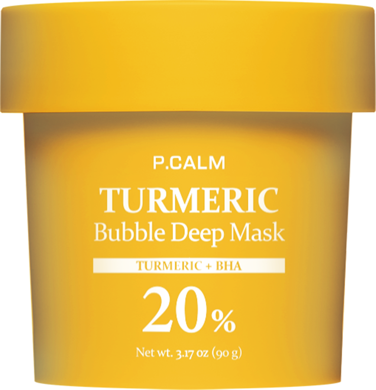 P.CALM TURMERIC Bubble Deep Mask