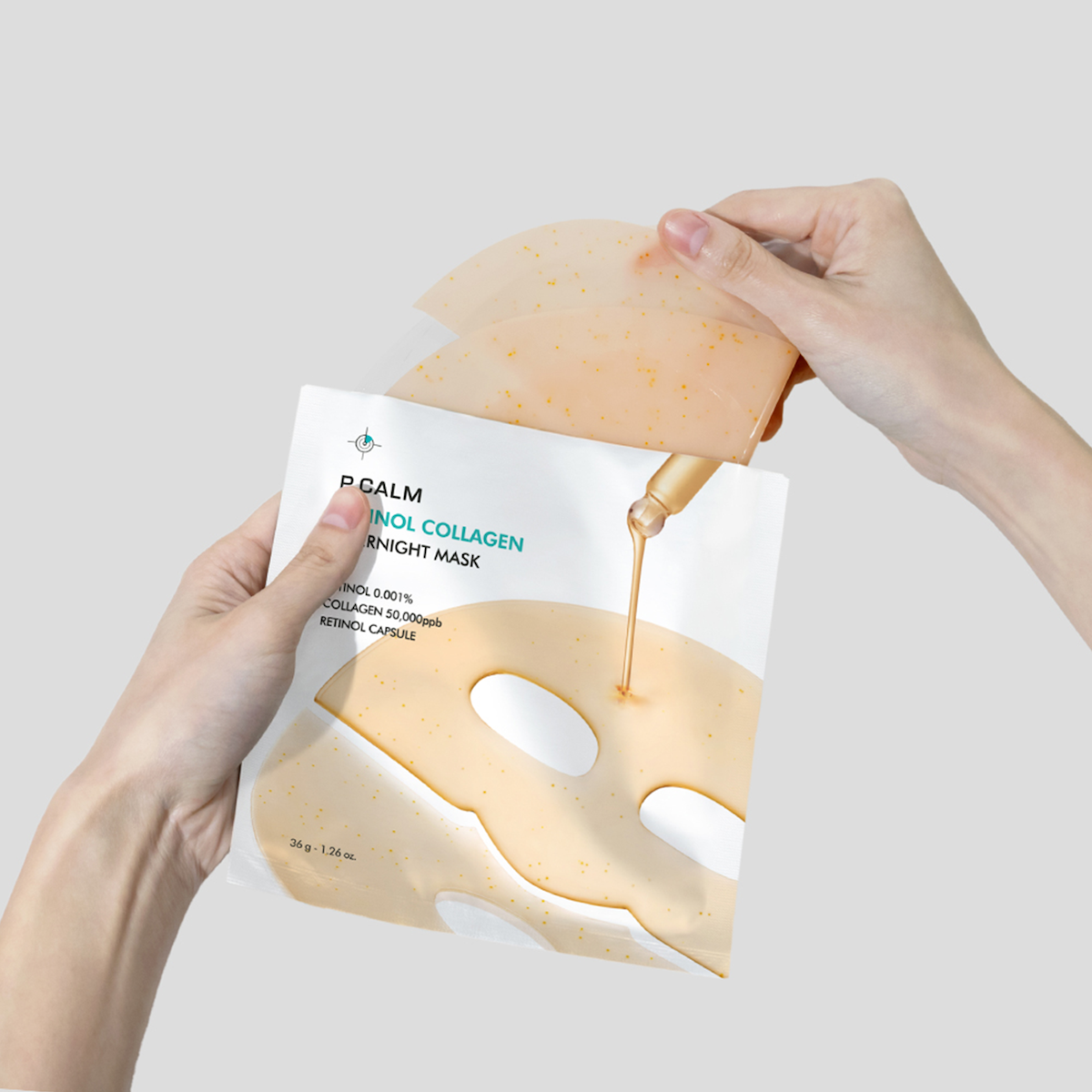 P.CALM Retinol Collagen Overnight Mask x 4