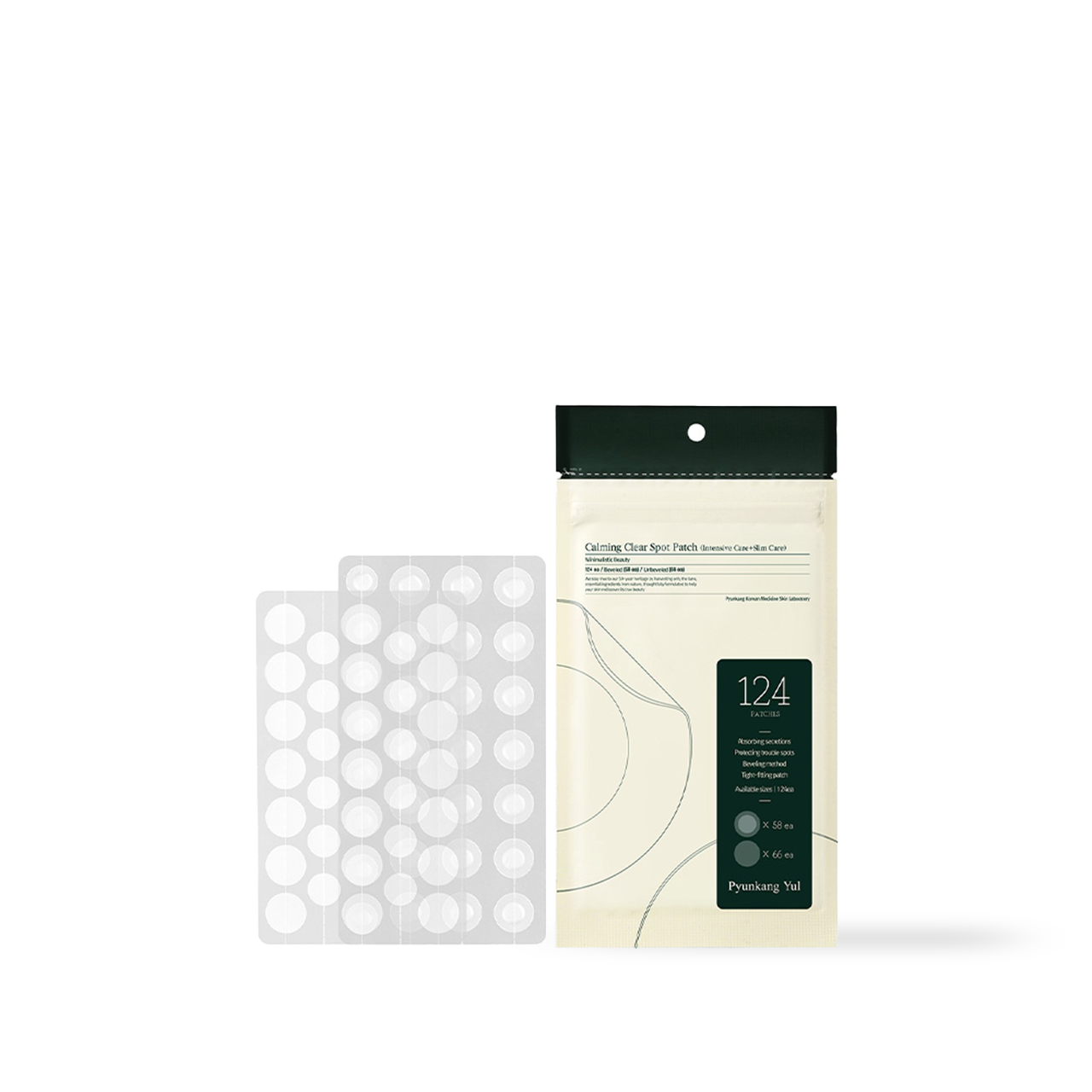 Pyunkang Yul Calming Clear Spot Patch (Intensive Care+Slim Care) 124ea