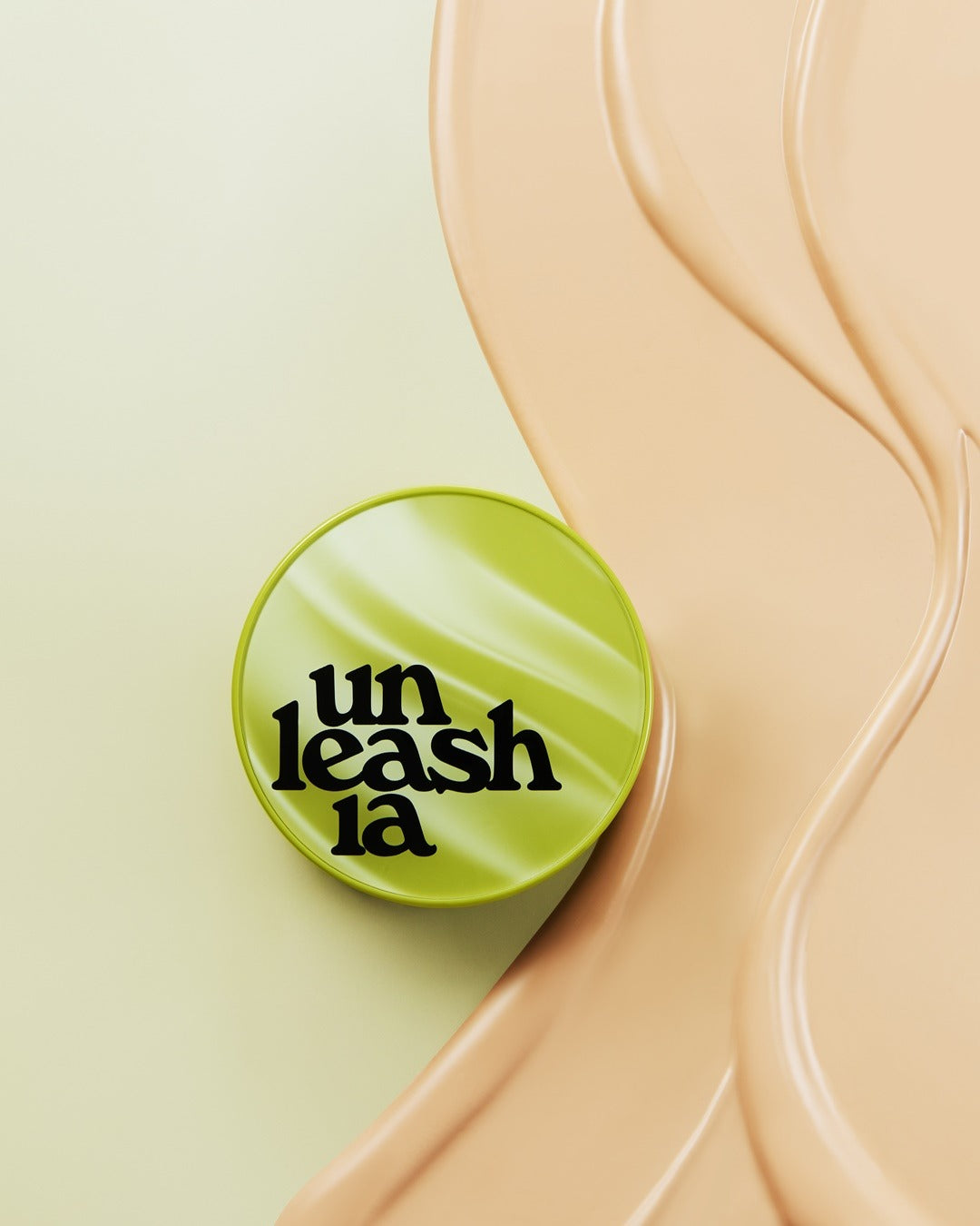 Unleashia Satin Wear Healthy-Green Cushion Re-Feel
