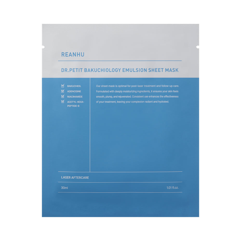 Dr. Petit Reanhu Bakuchiol Emulsion Sheet Mask 30ml x 3