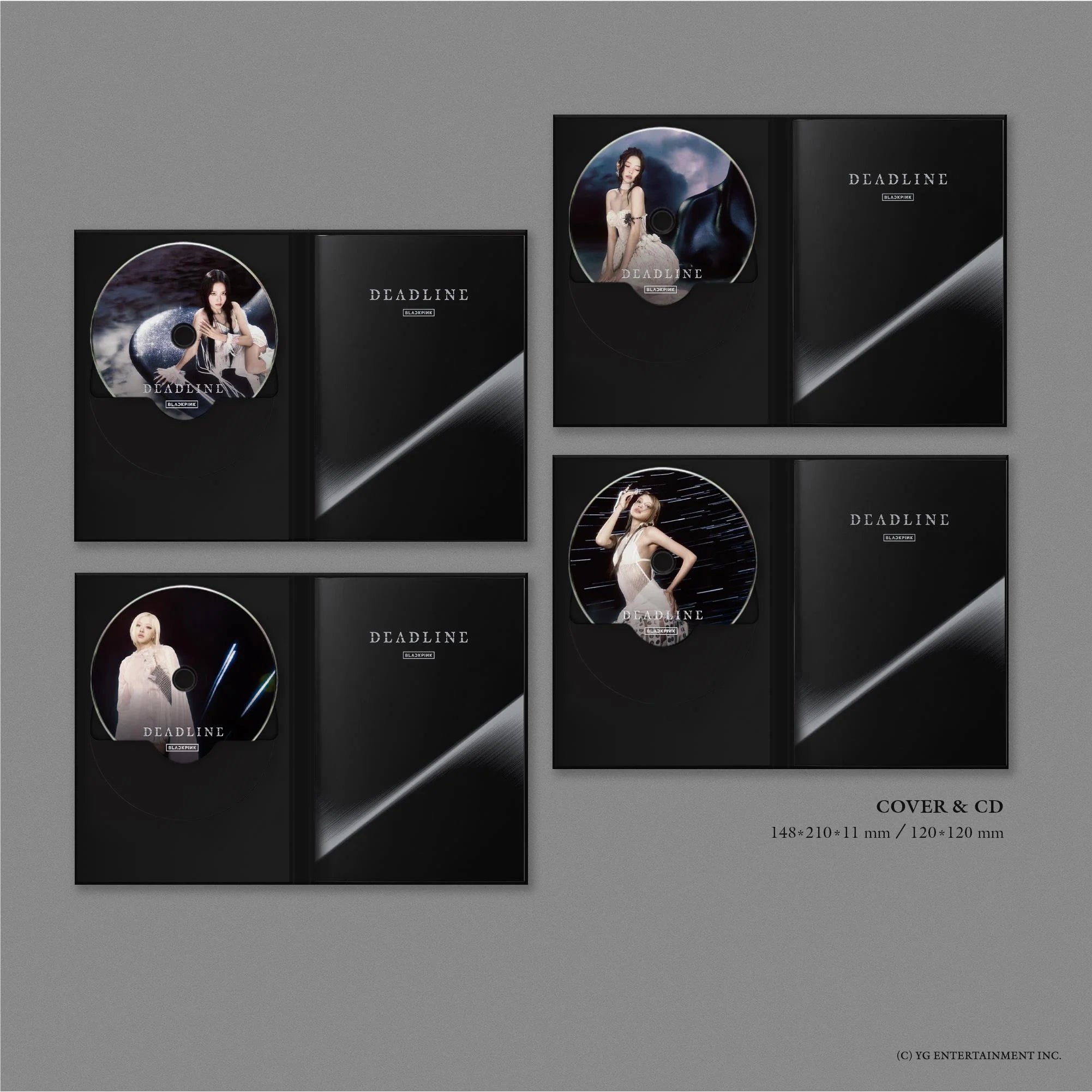 BLACKPINK 3rd MINI ALBUM [DEADLINE] SILVER Ver. - JENNIE ver.