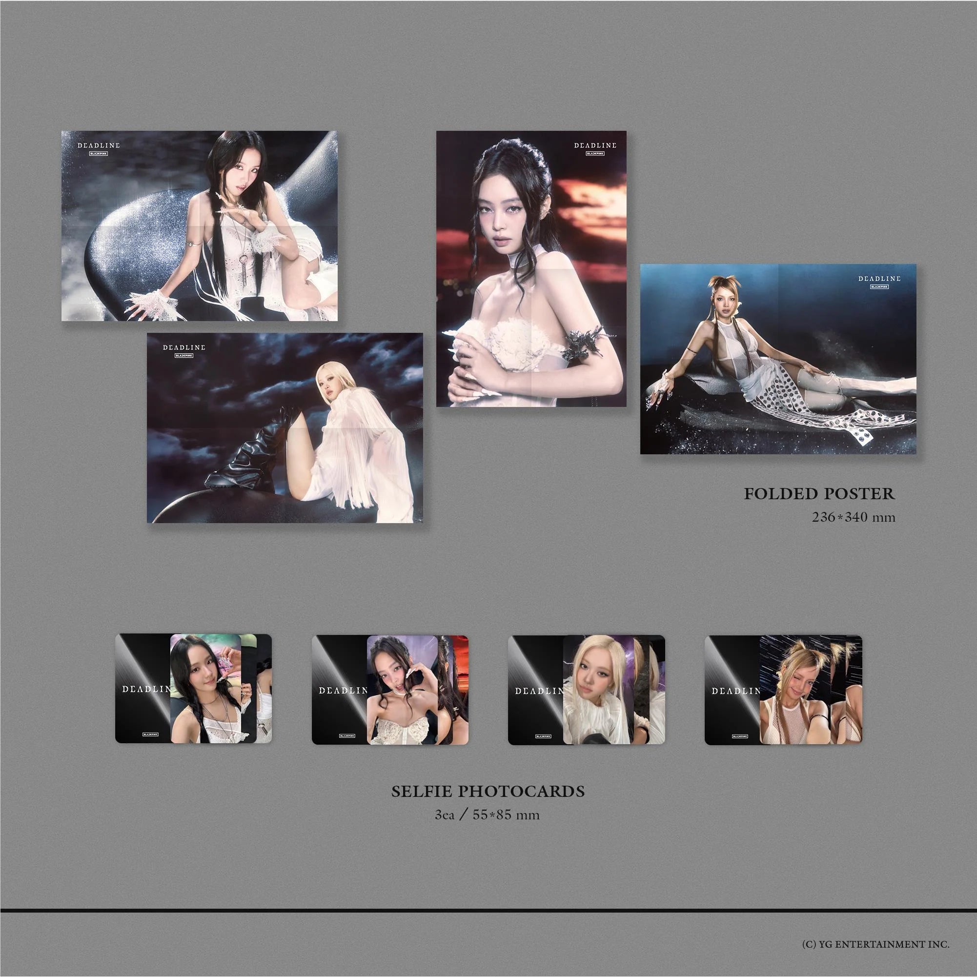 BLACKPINK 3rd MINI ALBUM [DEADLINE] SILVER Ver. - JISOO ver.