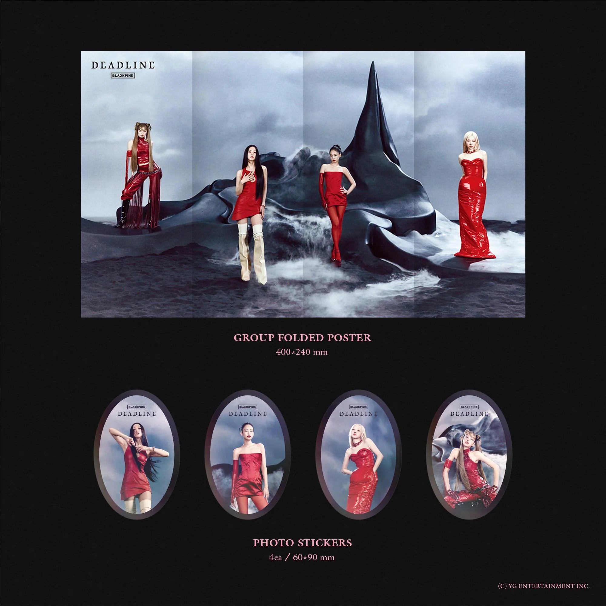 BLACKPINK 3rd MINI ALBUM [DEADLINE] BLACK Ver.